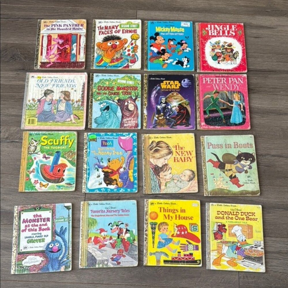 Lot of A Little Golden hardcover Books